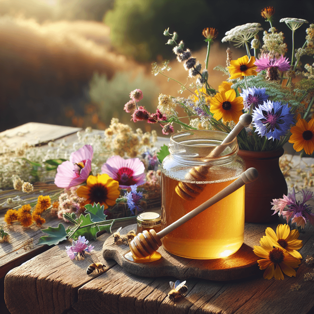 קסם הטבע בצנצנת: מסע אל הערכים התזונתיים של דבש פרחי הבר מהגליל