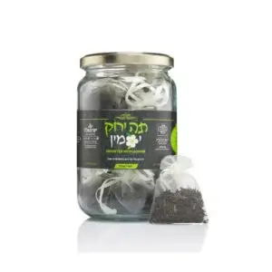 צנצנת תה ירוק יסמין 20 שקיקים