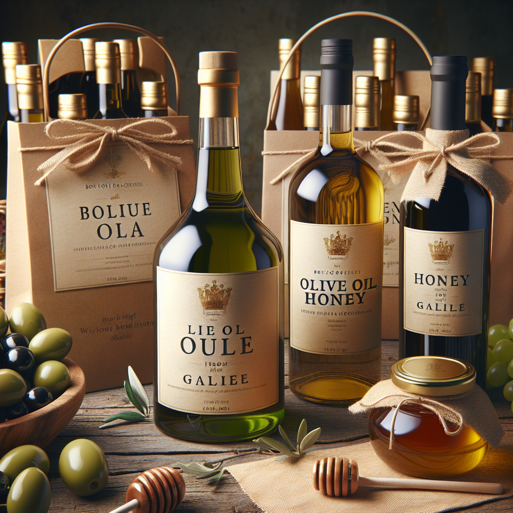 המתנה המושלמת לחג: מארזי בוטיק משמן זית, דבש ויין מהגליל